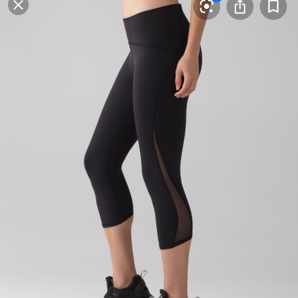 Lululemon train to be crop leggings